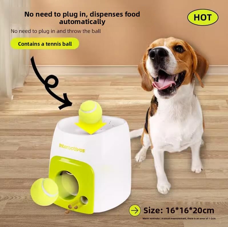Automatic Dog Ball Launcher - Interactive Tennis Toy - Barkello.com