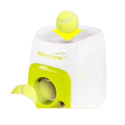 Automatic Dog Ball Launcher - Interactive Tennis Toy - Barkello.com