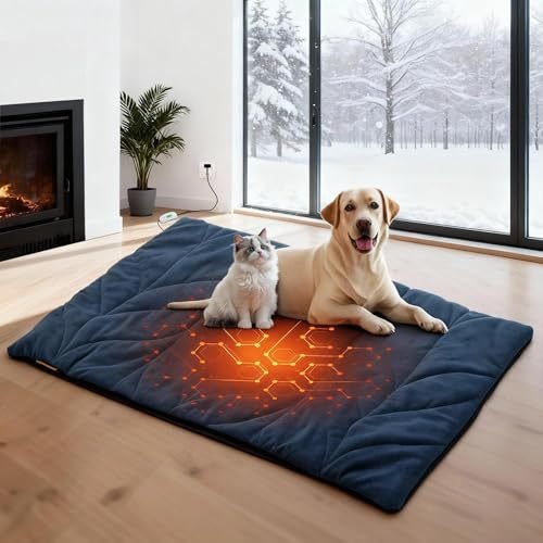 Heated Pet Blanket - Temperature Control for Dogs & Cats - Barkello.com