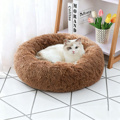 Plush Pet Bed for Dogs & Cats - All Season Comfort - Barkello.com