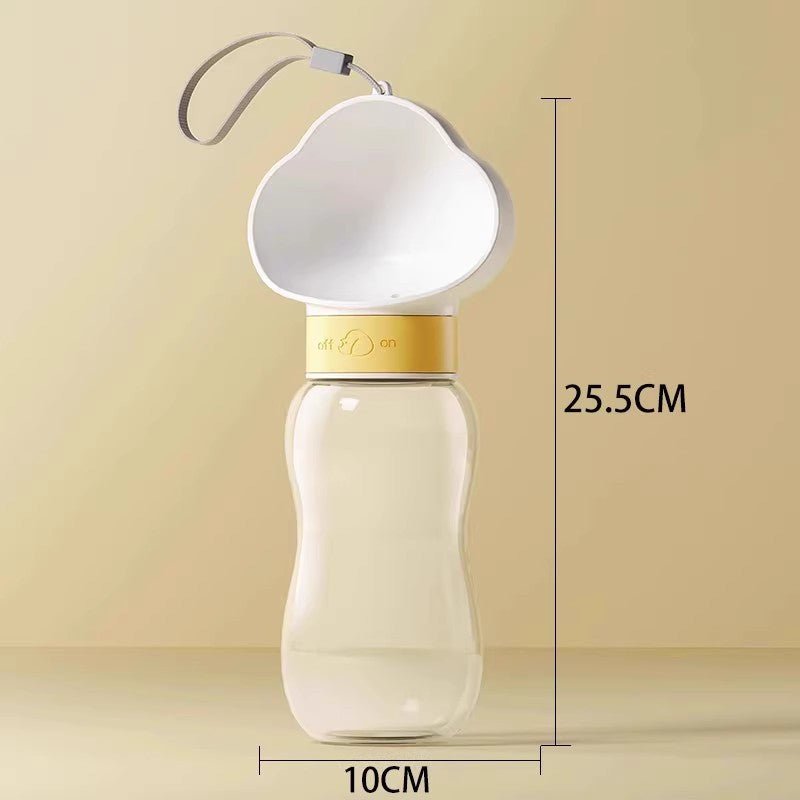 Portable Pet Water Bottle for Dogs - Travel Dispenser - Barkello.com
