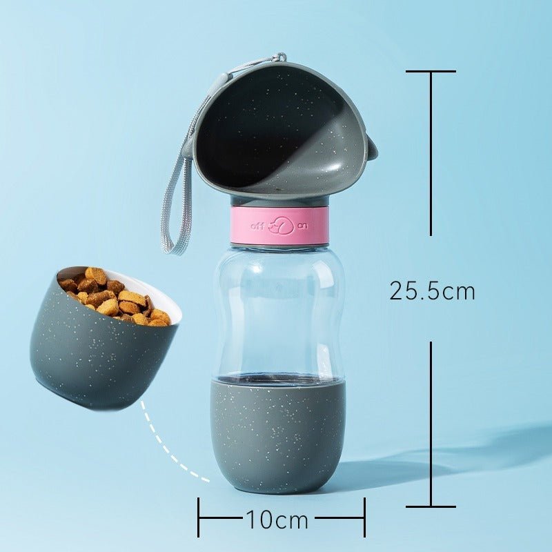 Portable Pet Water Bottle for Dogs - Travel Dispenser - Barkello.com