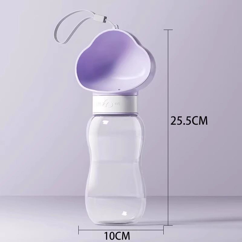 Portable Pet Water Bottle for Dogs - Travel Dispenser - Barkello.com