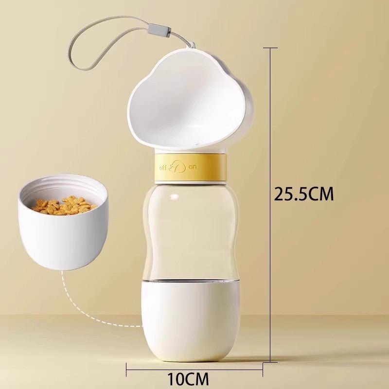 Portable Pet Water Bottle for Dogs - Travel Dispenser - Barkello.com