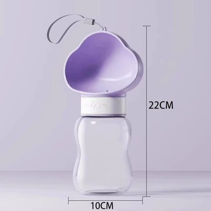 Portable Pet Water Bottle for Dogs - Travel Dispenser - Barkello.com