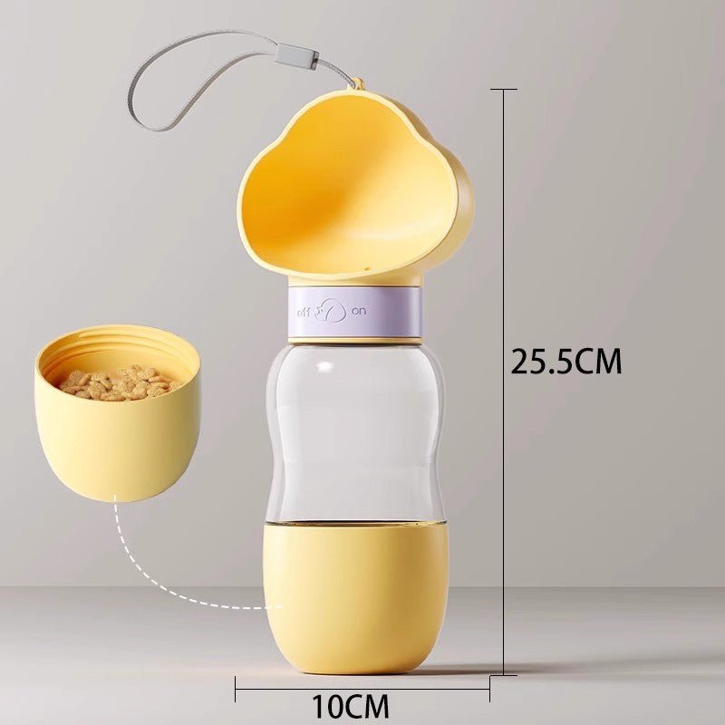 Portable Pet Water Bottle for Dogs - Travel Dispenser - Barkello.com