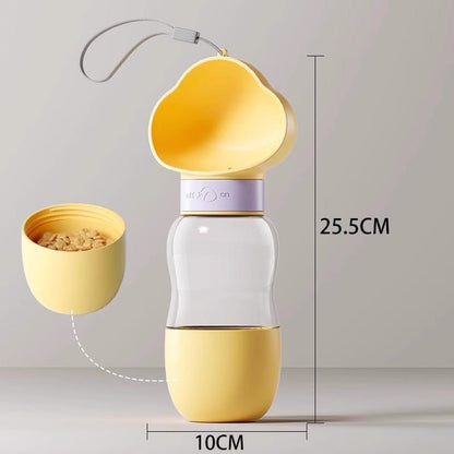 Portable Pet Water Bottle for Dogs - Travel Dispenser - Barkello.com