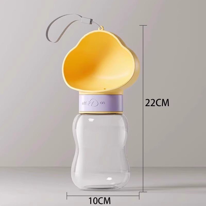 Portable Pet Water Bottle for Dogs - Travel Dispenser - Barkello.com