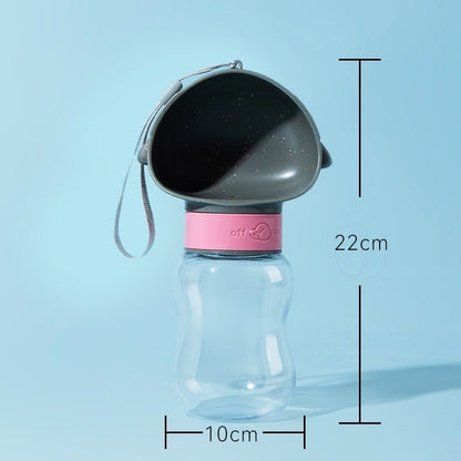 Portable Pet Water Bottle for Dogs - Travel Dispenser - Barkello.com